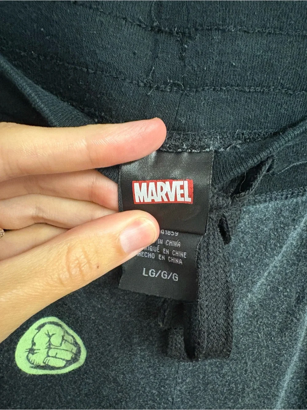 Marvel Avengers Icons Logo Lounge Joggers Size Large